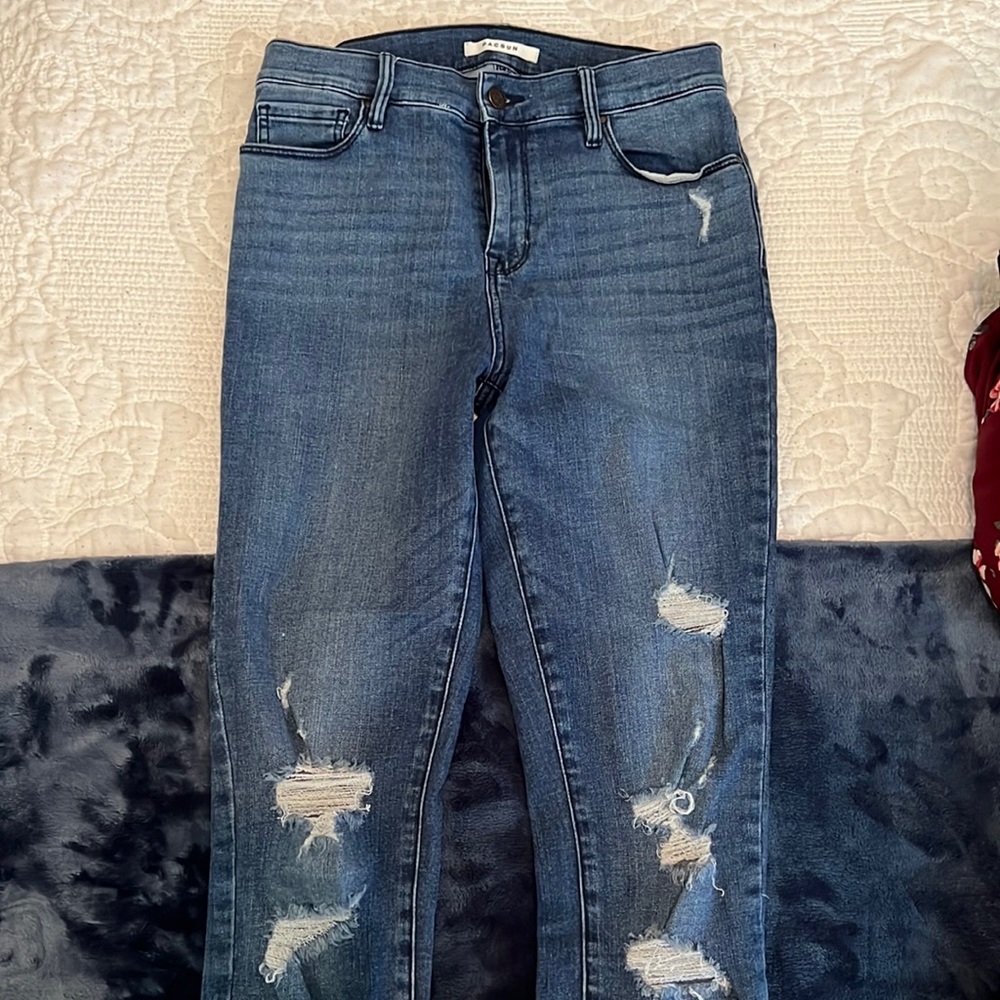 High rise jegging